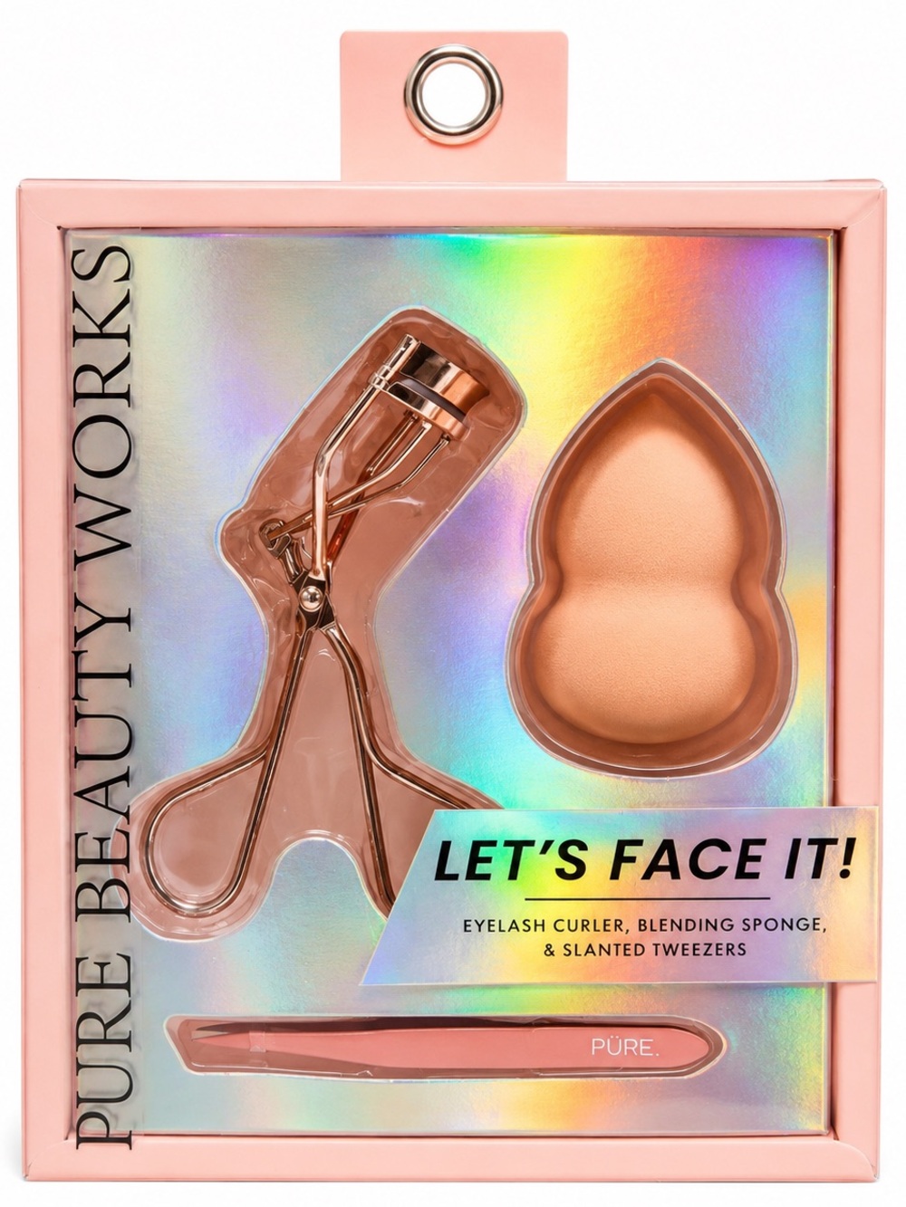 Pure Beauty Works Rose Gold Makeup Tool Trio